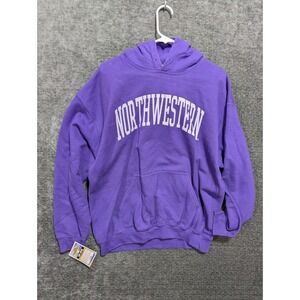 RARE Gildan Purple Northwestern Hoodie with White Text